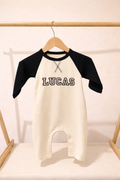 Personalized Raglan Name Romper