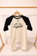 Long Live Boyhood Raglan Romper