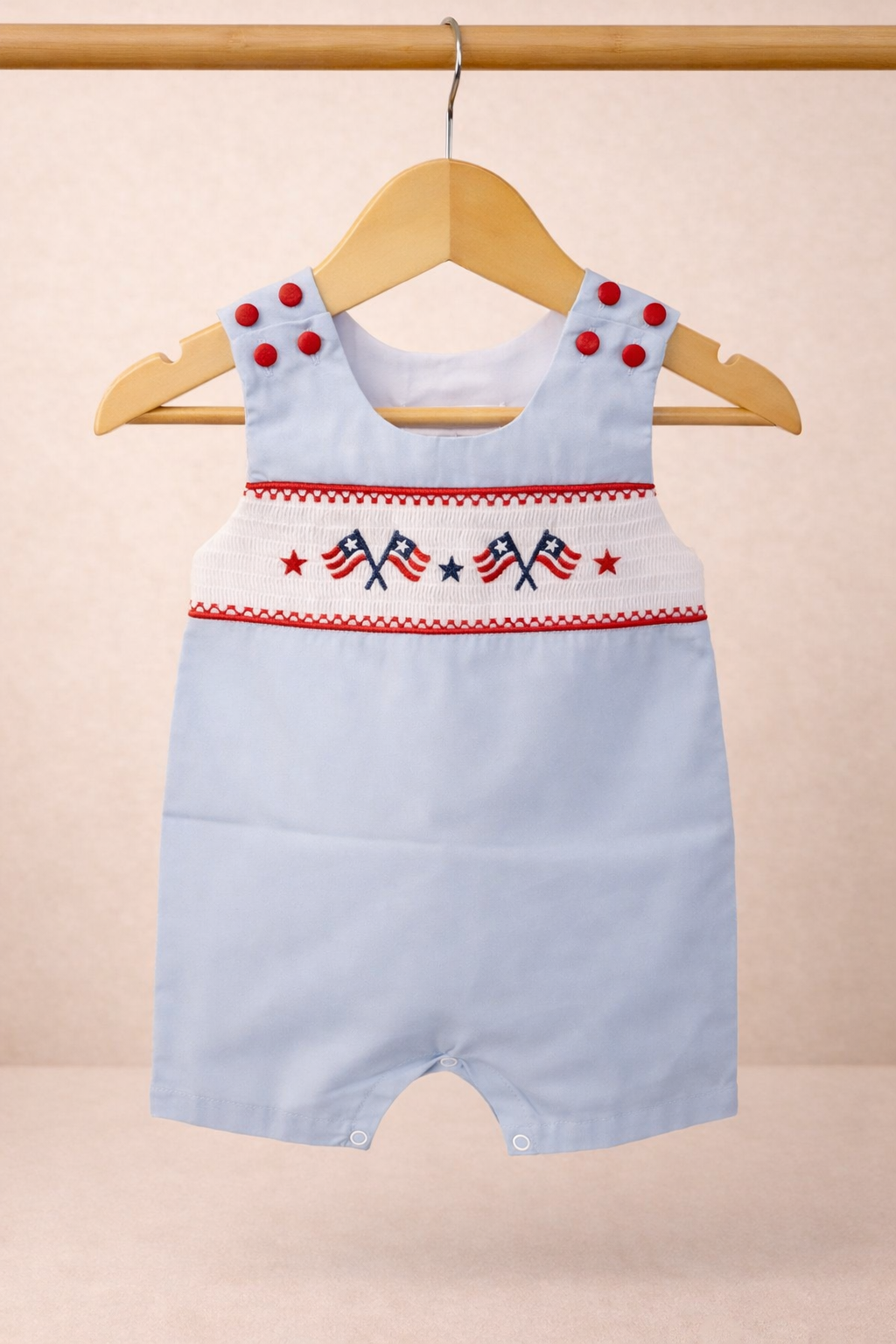Stars & Stripes Smocked Jon Jon