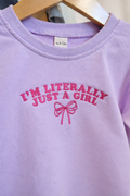 "I'm literally just a girl" onesie