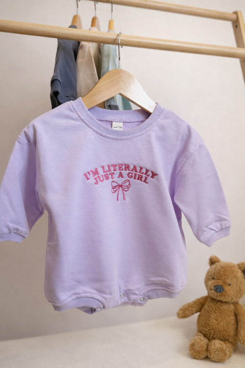 "I'm literally just a girl" onesie