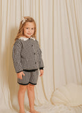 Princess Overcoat & Shorts Cardigan Set
