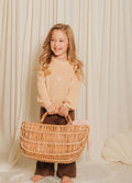 Knitted Flower Sweater