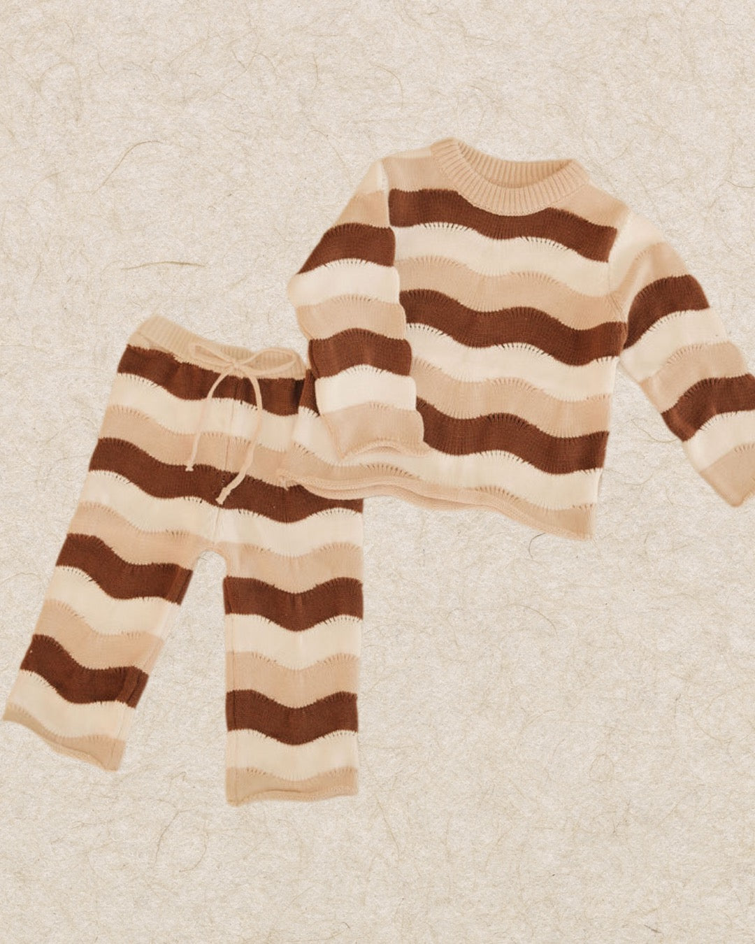 Wavy Knit Set